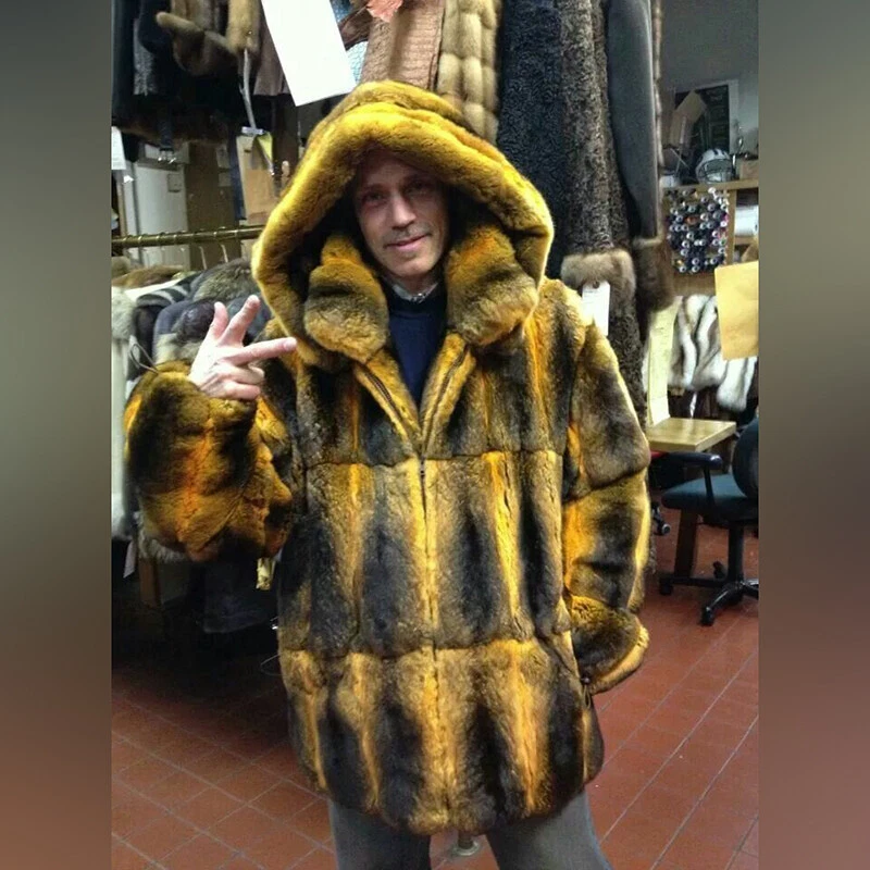 Rabbit fur jacket ebay sale