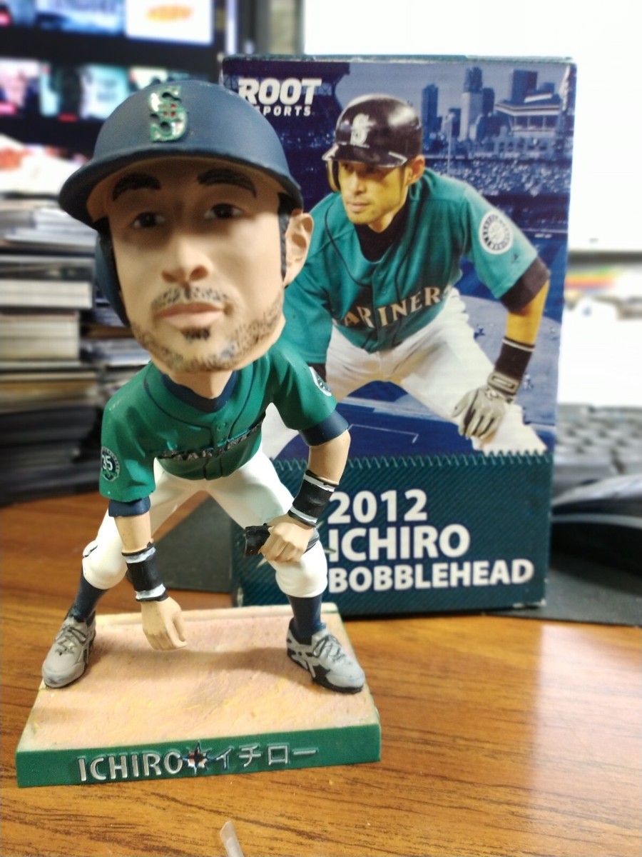MLB 2012 イチロー BOBBLEHEAD 試合チケット付き 2012 Ichiro Suzuki Bobblehead Seattle Mariners SGA Root Sports
