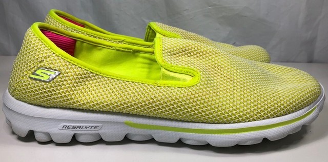 skechers go walk lite womens yellow