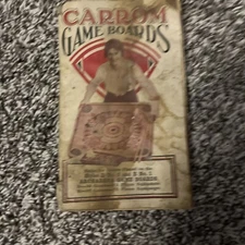 Carrom Game Boards ~ The Carrom Company ~ 1901 Direction Booklet