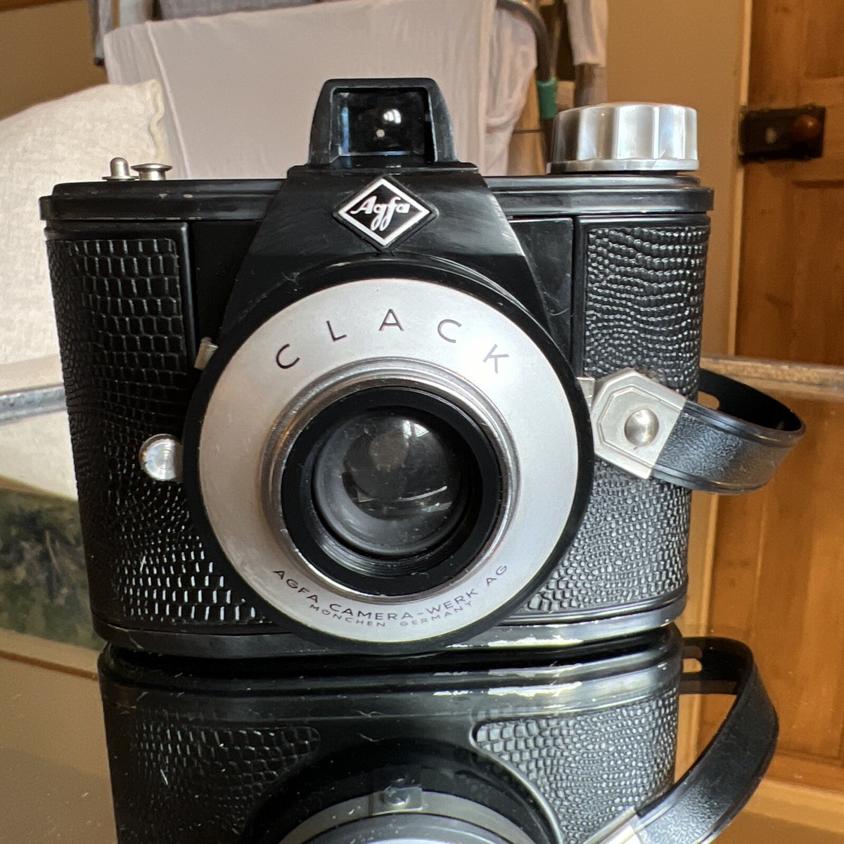 【レトロ家電 】1931年式 Agfa社製 映写機 Vintage Agfa Clack 6042/030 Camera With Original Bag Agfa Camera