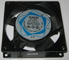 Sunon 92 mm Aluminum Cooling Fan - 115 V AC - 50 / 60 Hz - 37 CFM - 2850 RPM