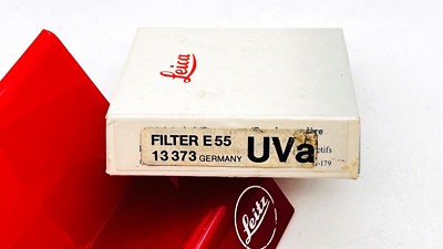 Leica Leitz, UVa Filter#13373, E55, in orig, Box and Case, excellent