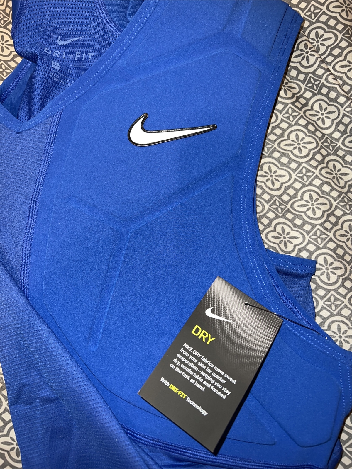 NWT NIKE Men’s Pro Vapor Speed 2 Sleeveless Padded Football Shirt Size