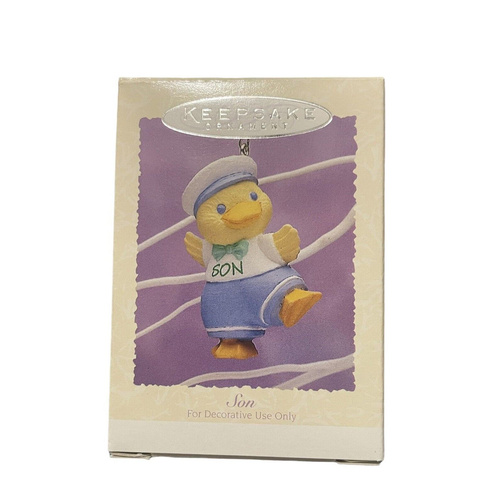 1995 Hallmark Keepsake Ornament Son Duck Easter Collection