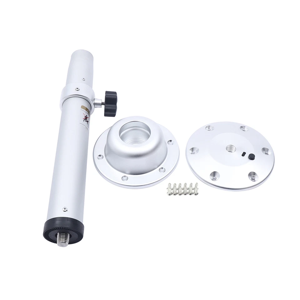 Mesa ajustable de 28" con pedestal y patas de mesa para RV barco marino Foto 4 de 4