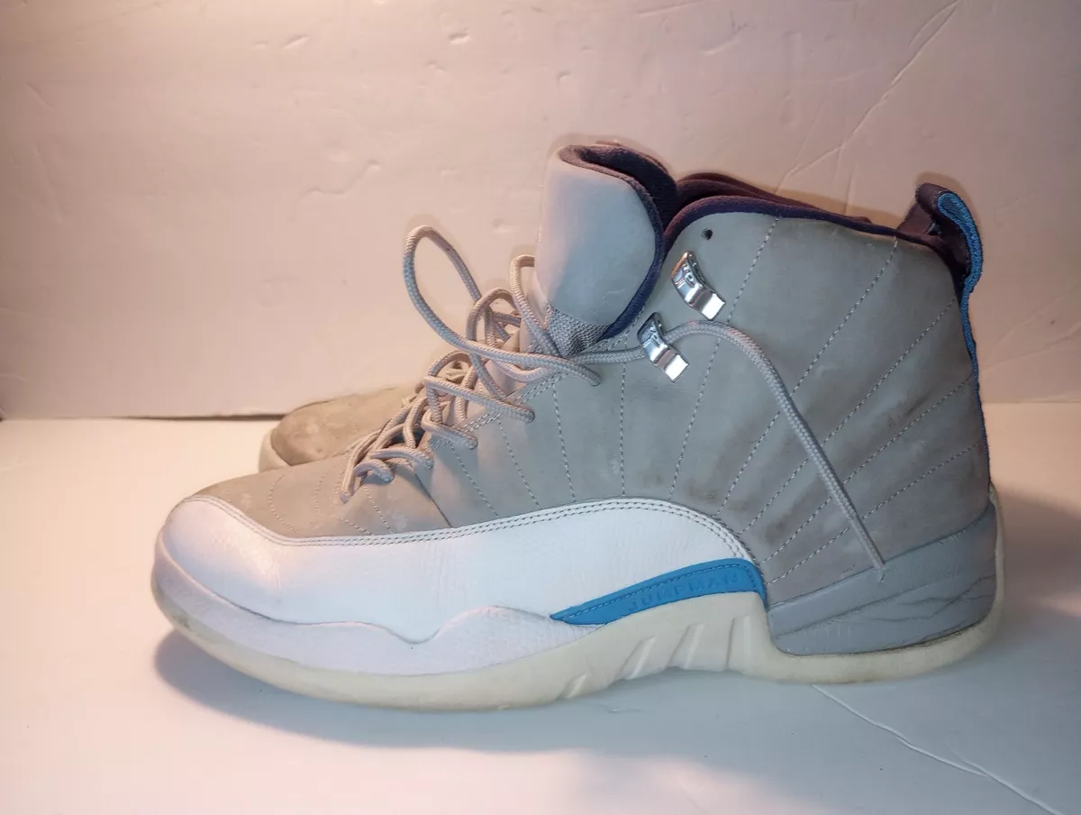 jordan 12 grey and blue