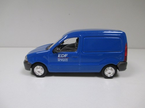 Renault Kangoo 1998 EDF-GDF - Miniature Solido 1/43 - Fourgon Bleu - Métal