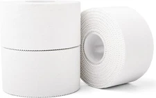 White Athletic Tape - Pro Grade 1" x 15yd - Single Roll Perforated EZ rip Edges