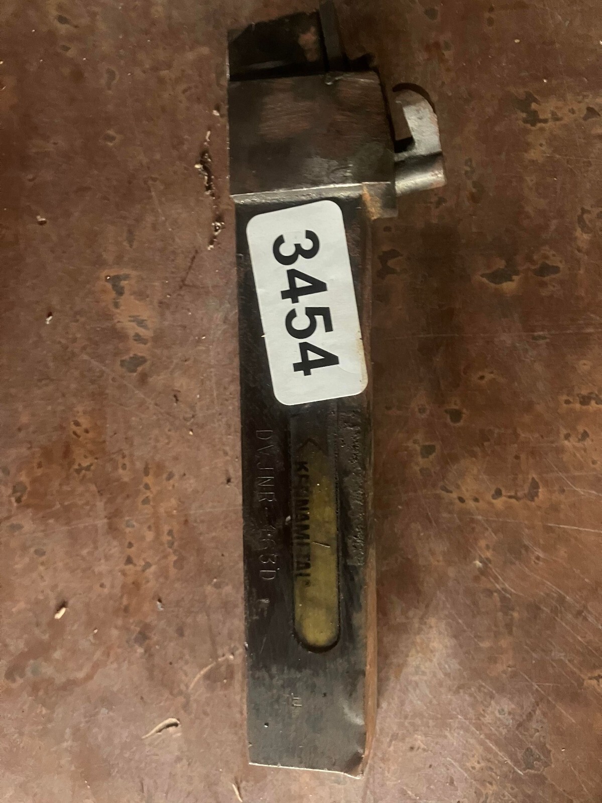 Used Kennametal DVJNR-163C Lathe Tool Holder, with 1” Shank and 4” OAL