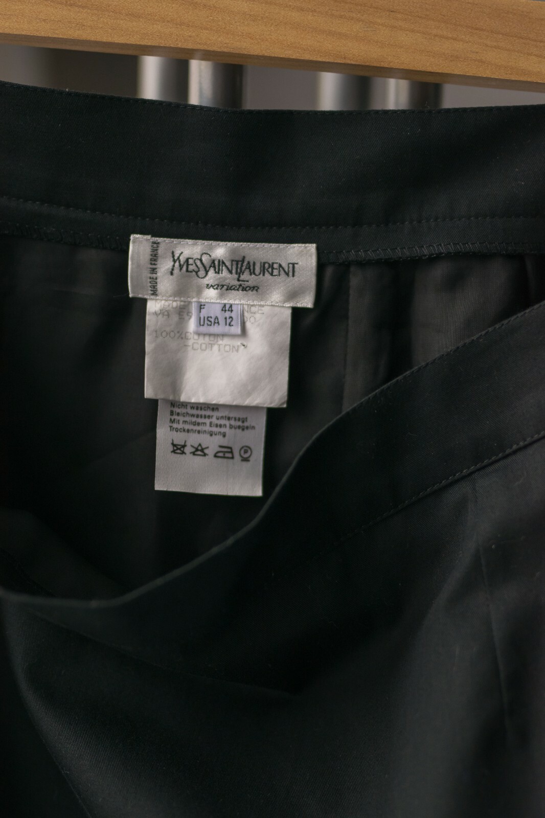 Gonna Donna Vintage Yves Saint Laurent Variazione Made in France Taglia US 12
