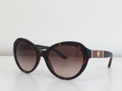 37 Versace MOD 4306-Q 108/13 Butterfly Havana Brown Red  display picture 1
