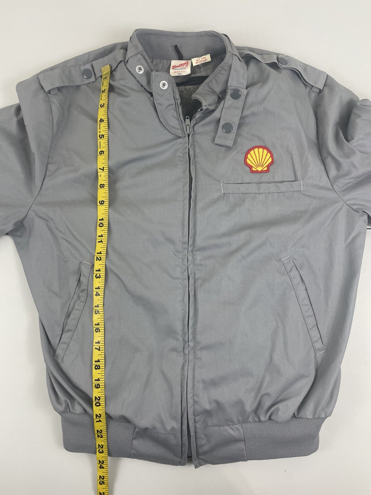 Vintage Shell Unitog Lined Bomber Jacket Medium - image 6