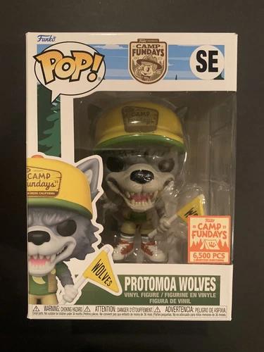 Funko Pop Camp Fundays Protomoa Wolves 6500 Pcs w/Protector