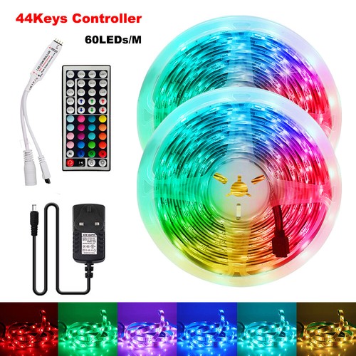 1-30M LED Strip Lights 5050 RGB WiFi Bluetooth Color Change Remote for Rooms Bar - Picture 4 of 17