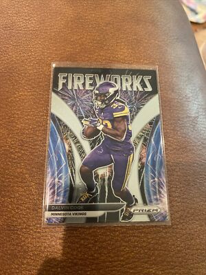 2021 Panini Prizm Football Dalvin Cook Fireworks Insert