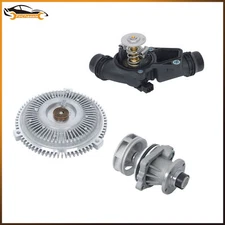 For BMW 3 Series X5 2.5 3.0 99-06 Water Pump Fan Clutch Thermostat Assembly Kit