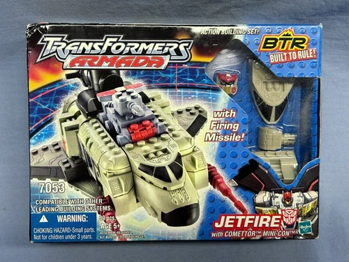 Vintage Transformers Armada JETFIRE BTR Built To Rule with Comettor Mini-Con NEW