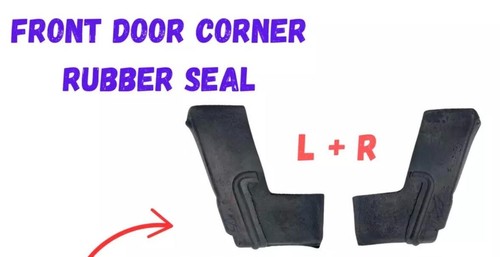 Toyota Land Cruiser FJ40 FJ45 Door Corner Rubber Seal Pad – 1976-84, Set Of 4, Premium Thailand Rubber By Zoparts