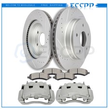 Front Brake Calipers Brake Rotors Brake Pads Set 8pcs For 2011-2017 Ram 1500 Front Brake Calipers Brake Rotors Brake Pads Set 8pcs For 2011-2017 Ram 1500