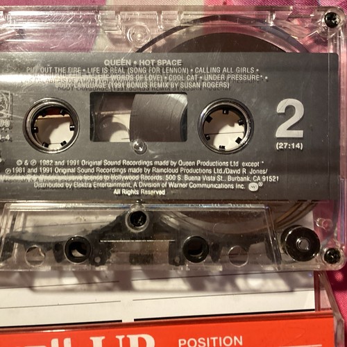 Queen Hot Space Cassette Tape 1982 - Rare - Picture 2 of 2