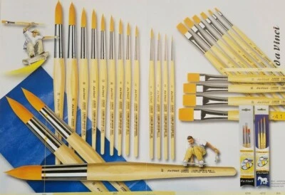 da Vinci Junior Synthetikpinsel rund Schulpinsel Haarpinsel Serie 303 - Bild 1 von 2
