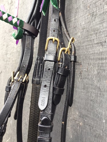Shetland Pony Saddle Set,bridle,bit,stirrups,girth,leathers, Green (Ref SS3) - Bild 14 von 14