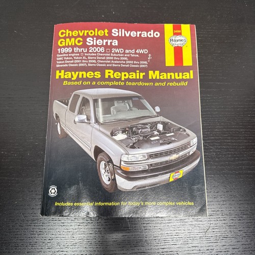 Haynes Repair Manual 24066 Chevrolet Silverado GMC Sierra 1999 2006 2WD haynes-repair-manual-24066-chevrolet-silverado-gmc-sierra-1999-2006-2wd