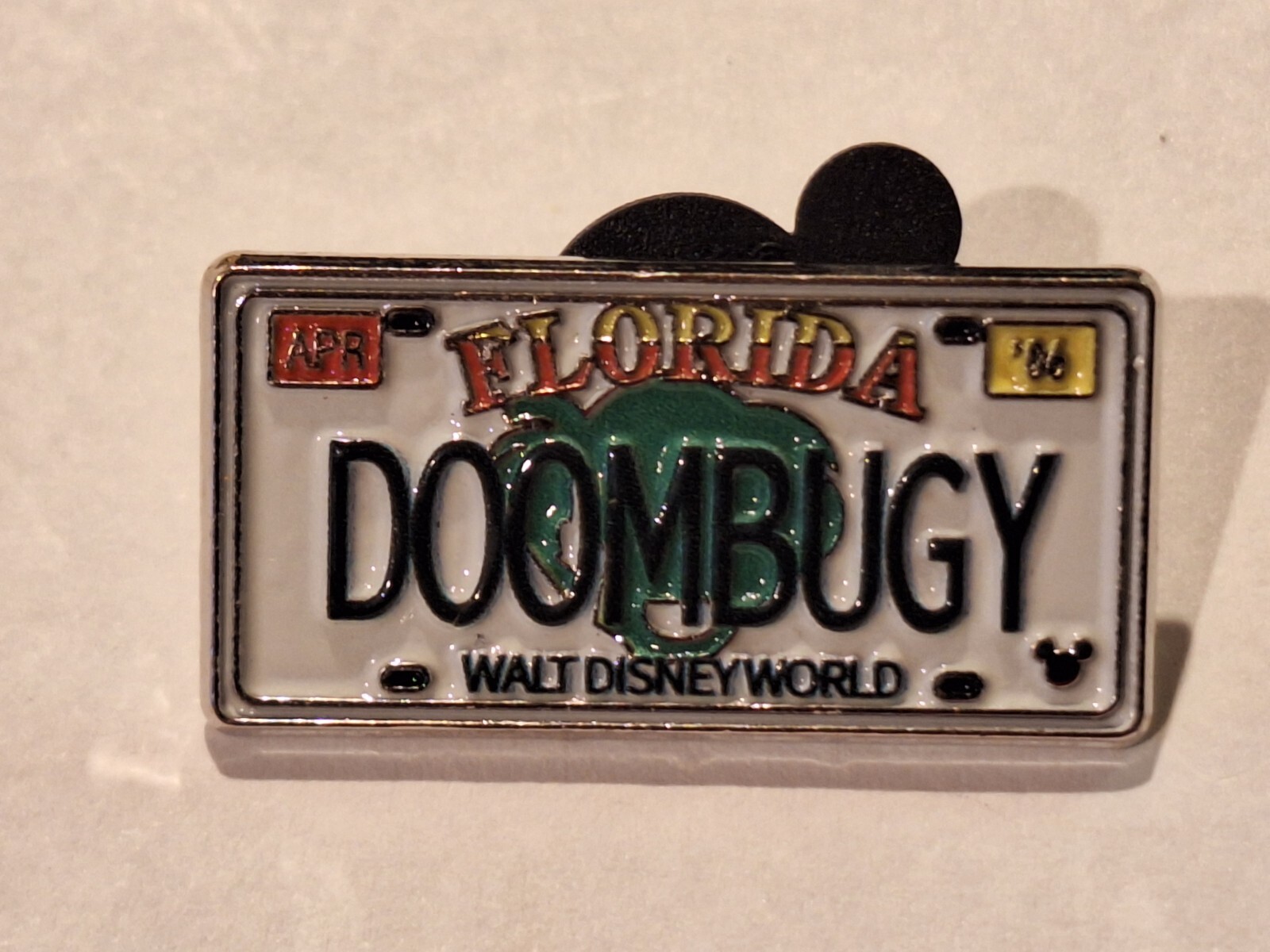 Disney Trading Pins-2007 WDW H.M.-License Plate-Doombugy