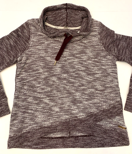 Maglione Calvin Klein donna L pullover maglia cotone performance collo cappuccio