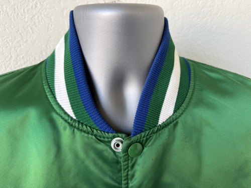 Vtg Starter Dallas Mavericks Satin Jacket Men’s Large 80s 90s - Picture 2 of 17