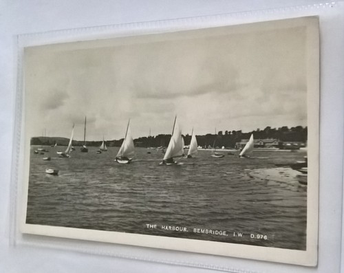 The Harbour Bembridge IOW lokaler Fotograf echtes Foto Postkarte