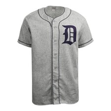 Ebbets Field Flannels Duke University 1953 MADE IN USA Wool Baseball Jersey XL