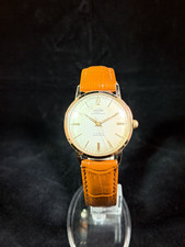 Fully Serviced Enicar Enishock 17 Jewels Manual Wind Vintage Gold Plated