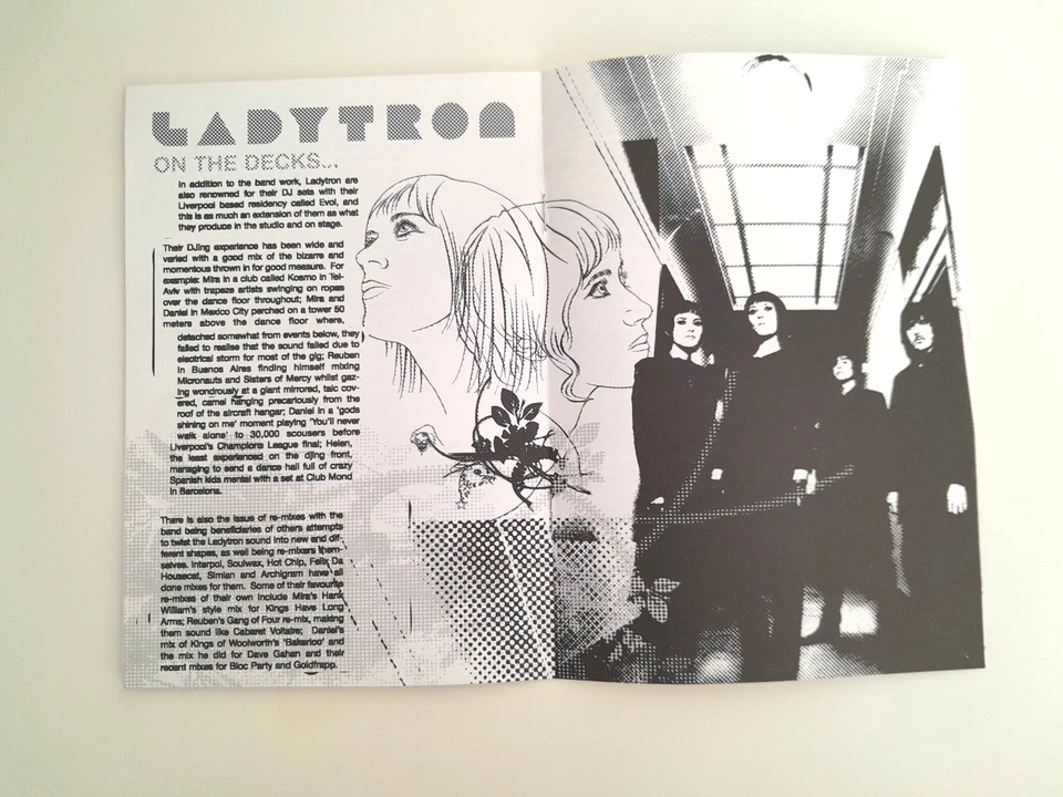 LADYTRON - PROTECT AND SURVIVE FALLOUT PROMO BOOKLET - Image 4 of 4