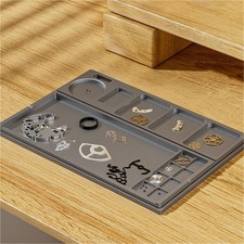 Acrylic Watch Parts Storage Box Organizer Watchmakers Repair Tools Storage Tray