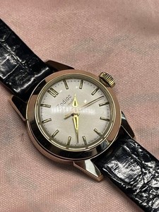 Authentic Swiss Zodiac AT Pink Gold Thick Gold-Plated Beauty