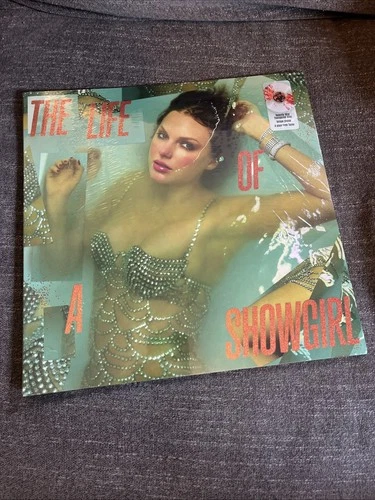 Taylor Swift The Life of a Showgirl Honestly Wild Transparent Vinyl In Hand
