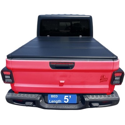 5' Hard Tri-Fold Truck Bed Tonneau Cover for 2022-2026 Hummer EV FRP