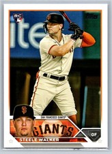 2023 Topps #264 Steele Walker RC - San Francisco Giants