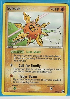 Pokemon Legend Maker ''Solrock''   25/92   Rare   X1