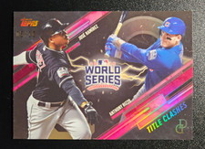 2024 Topps Dynamic Duals Jose Ramirez Anthony Rizzo World Series Red /10 #TC-8