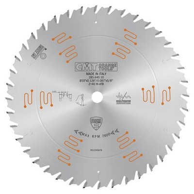 CMT 285.640.10 D 10 254mm | T 50 | B 5/8 | K .126 | P .087, Black & orange 