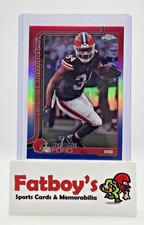 2025 Topps Chrome Jerome Ford Red White Blue Refractor Parallel Card