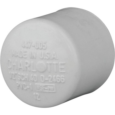 #ad #ad Charlotte Pipe 1 2 In. Schedule 40 Pressure Slip PVC Cap PVC 02116 0600HA $7.74