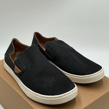 Olukai Pehuea 20271-4040 Sneaker Women's 10 Black Slip On Comfort Shoes Ebay2561