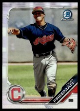 2019 Bowman Draft Chrome Refractor   Tyler Freeman Cleveland Indians #BDC-184