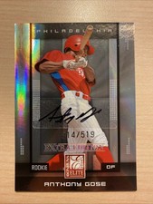Anthony Gose 2008 Donruss Elite Extra Edition RC Auto /519 #172 Philadelphia
