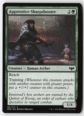 Apprentice Sharpshooter #185 (LP) Crimson Vow VOW Magic MTG