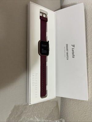 Letsfit ID205L Smart Watch Fitness Tracker Heart Rate Monitor Purple New  In Box